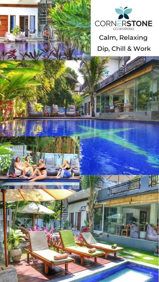 Cornerstone Bali Coworking Hostel Canggu Εξωτερικό φωτογραφία