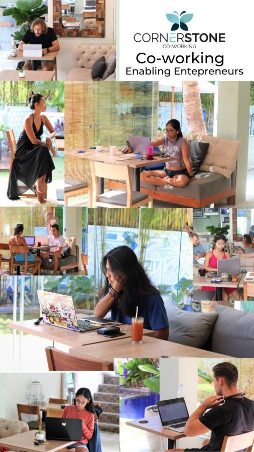 Cornerstone Bali Coworking Hostel Canggu Εξωτερικό φωτογραφία